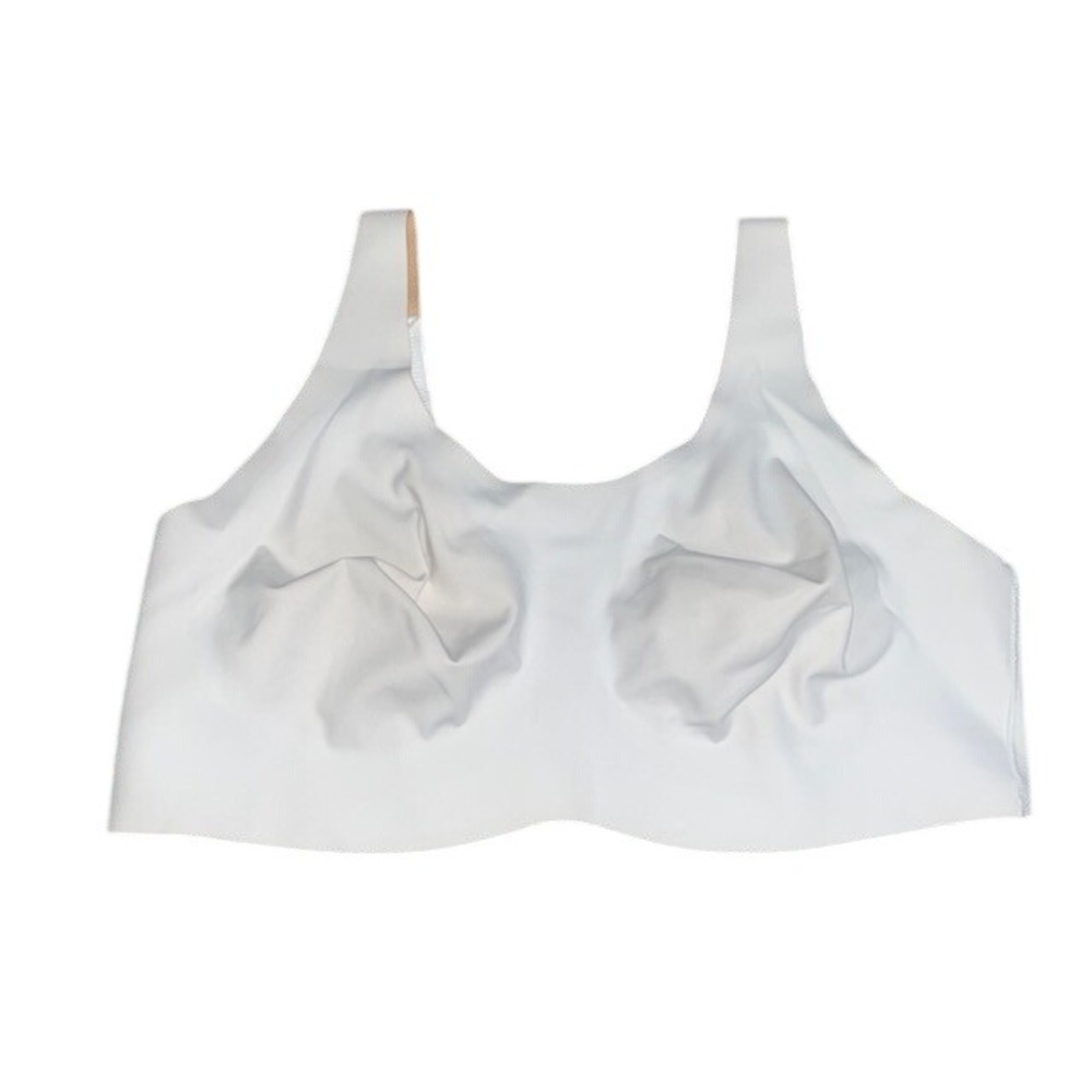 Knix Revolution Unlined Bralette Seamless Wireless White Size XXXL+42 D DD E - Picture 2 of 7